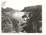Title:
Southland - Te Anau, Lake 

Publicity Caption:
View of the North Fiord, Lake Te Anau, from Entrance Island. The Stuart Mts are on the left. Southland.

Photographer:
R. Anderson