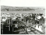 Title:
Otago - Dunedin City

Publicity Caption:
View along Stuart Street, Dunedin

Photographer:
R Anderson