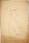TITLE: William Chidester - United States Marines
ARTIST: Duncan McPhee
MEDIUM/SUPPORT: Pencil 
DIMENSIONS: 190 x 260mm