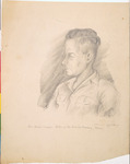 TITLE: Wm. [William] Marks Simpson, Fellow of the American Academy, Rome
ARTIST: Duncan McPhee 
MEDIUM/SUPPORT: Pencil 
DIMENSIONS: 190 x 260mm