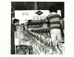 Title:  
Manufacture - Glass Recycling 

Publicity Caption:
Used bottles being processed for recycling at Edwards Group Industries, Henderson

Photographer:
Not identified