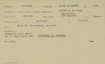 Andersen, Ellen Elizabeth (German by marriage) - Date of Birth: 29 June 1898