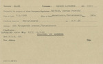 Blank, George Lawrence (British, German Parents) - Date of Birth: 8 April 1909