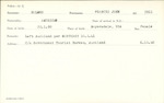 Holmes, Frances John (American) - Date of Birth: 22 January 1880