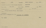 Cook, Henry Theofor (American) - Date of Birth: 18 January 1908
