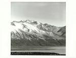 Title:  
Canterbury - General

Publicity Caption:
Mt. Cook Range, Lake Pukaki from Tekapo "B" Canal area

Photographer:
J. Waddington