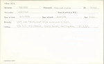 Mahoney, William James (American) - Date of Birth: 5 February 1894