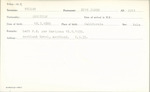 Miller, Epps James (American) - Date of Birth: 18 July 1889