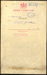 From: Clerk of Court, Motueka Date: 17 February 1913 Subject: License under Land Agents Act issued to James Henry Rankin