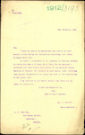 From: Edward H Furk, Lowestoft, (England) Date: 8 October 1912 Subject: Inquiry for his father Henry David Furk