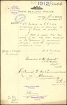 From: Edwin White, Otoko Date: 8 August 1912 Subject: For permit to dispose of an oil painting by Art Union