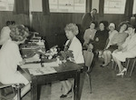 Photographs - George Speed and Eileen Cook Interviewing Women