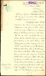 From: A E Patterson, Secretary, Feilding Beautifying Society, Feilding Date: 16 March 1912 Subject: For permit to raffle as gate prizes (1) free ticket to Rotorua, [and] (2) paintings