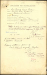 From: Carl Frederick August Fischer, [Blacksmith/Farrier], One Tree Hill, Auckland Date: 6 July 1911 Subject: Memorial for Naturalisation