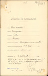 From: Arthur J Edmonds, [Barrister & Solicitor], Dargaville Date: 30 May 1911 Subject: Forwarding Memorial for Naturalisation for Lars Anderson, Cook