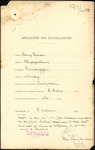 From: Reed & Logan, [Barristers & Solicitors], Mangonui Date: 29 April 1911 Subject: Forwarding Memorial for Naturalisation for Henry Petersen, Gumdigger