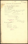 From: Samuel Theodore Jackson, [Sailmaker], Invercargill Date: 22 July 1911 Subject: Memorial for naturalisation