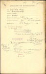 From: Frits Patrick Meyer, [Cook], Martinborough Date: 14 September 1911 Subject: Memorial for Naturalisation