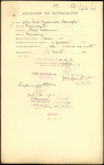 From: John Paul Frederick Springle, [Wharf Labourer], Greymouth Date: 18 September 1911 Subject: Memorial for Naturalisation