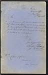 Custom House, London - "Norwood" forwarding Bond. Frank Bristow, Master and James William Temple, Charterer
