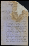 Alfred Peter Ratcliffe, Coast Waiter, Whangaroa - "Pakeha" Brig 173 tons, Captain James Robinson - cargo broached when arrived at Wangaroa [Whangaroa] - Asking for instructions