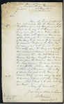 Edward W Patieson, Acting Sub Collector of Customs, Mongonui [Mangonui] - "Ringleader" Revenue Cutter - report re cargo carried on board