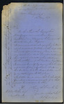 Alfred Peter Ratcliffe, Coast Waiter, Whangaroa - "Saucy Lass", Master H McGregor - discharged ballast - report