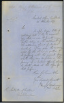 Henry C Lewis, Control Office, Commissariat, Auckland - Drawback Claims - further letter re delay in the settlement of claims