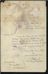 William Seed, Secretary and Inspector of Customs, Wellington - "Sea Gull" Schooner, Master James Lowrie - forwarding pilotage exemption