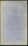 Henry C Lewis, Control Office, Commissariat, Auckland - Customs Drawback enquiry re outstanding claims