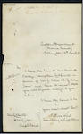 William Seed, Secretary, Marine Branch, Wellington - "Golden Crown" PS - forwarding Pilotage Exemption Certificate in favour of J Ellis