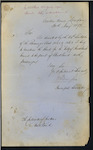 Custom House, London - "City of Auckland" -forwarding Bond. William Ashby, Master and James William Temple, Charterer