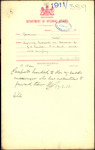 From: Governor, Wellington Date: 16 February 1911 Subject: Signing passports in favour of G H [George Mathew] Fowlds, H S [Henry Stephen] Hart and W H [William Henry] Caughey