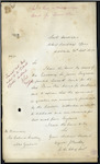 Chief Secretary, Adelaide - "Queen Bee" - forwarding Bond papers erroneously sent to Adelaide. Edmund Williams, Master and James William Temple, Charterer