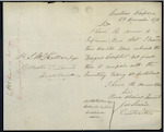 James Lowrie, Coast Waiter, Kaipara - "Margaret Campbell" - warlike stores compare with inventory