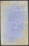 Custom House, London - "Agnes Muir" - forwarding Bond. Hercules Anderson, Master, James William Temple, Chartered