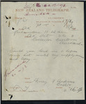 Henry F Andrews, Collector of Customs, Thames - Arms Act - asking to borrow 6 copies
