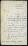 G C Miller, HBM Consul, Papeete, Tahiti - "Energy" Schooner - John Edward Brown transferred share held by Arthur Heather to Richard Martin