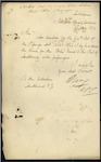 Custom House, London - "Chile" - forwarding Bond. Thomas Thompson, Master, Walter Savill, Charterer