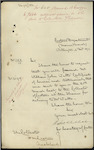 Henry S McKellar, for Secretary and Inspector, Customs and Marine Department, Wellington - William John Watt - requesting return to Collector of Customs, Thames for delivery to Mr Watt his certificate of service and testimonial