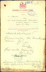 From: Cabinet, Wellington Date: 14 February 1911 Subject: £100 Compassionate allowance to Henry Adams - Orderly Parliament Buildings