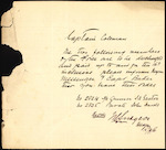 EASTON, John Andrew, No.2824 3/c Gunner - Armed Constabulary Force - Defaulters' Sheets