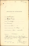 From: Joseph Miller, Gravedigger, Taipa, Mangonui Date: 21 January 1911 Subject: Memorial for Naturalisation