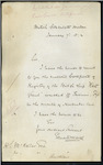 Edward March, HBM Consul, Fiji and Tonga, Ovalau, Fiji - "Kate Grant" wrecked off Taveuni, Fiji November 1872 - forwarding Certificate of Registry