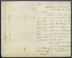 James Lowrie, Coast Waiter, Kaipara - Accounts - forwarding for February