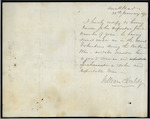 John Defreatus - James B Lawrence, Auckland - A G Peace, Auckland - Charles Roswell, Auckland - William Spencer, Auckland - Edward Sweeney, Auckland - Joseph Viscoe, Auckland - "Ringleader" - applying for a position on board
