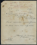 Henry F Andrews, Collector of Customs, Thames - Francis Antonio - send conviction against - same man as Frank Ohmemes