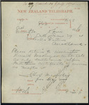 Henry S McKellar, for Secretary and Inspector, Customs and Marine Department, Wellington - Kenneth McKenzie, Mate and Alfin Martin, Master - certificates to be returned