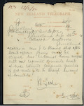William Seed, Secretary and Inspector of Customs, Wellington - J N Fleming - cannot have 2nd Mates Certificate without requisite domicile
