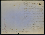 James Lowrie, Coast Waiter, Kaipara - Quarterly Return - was forwarded by hand of Mr H S McKellar